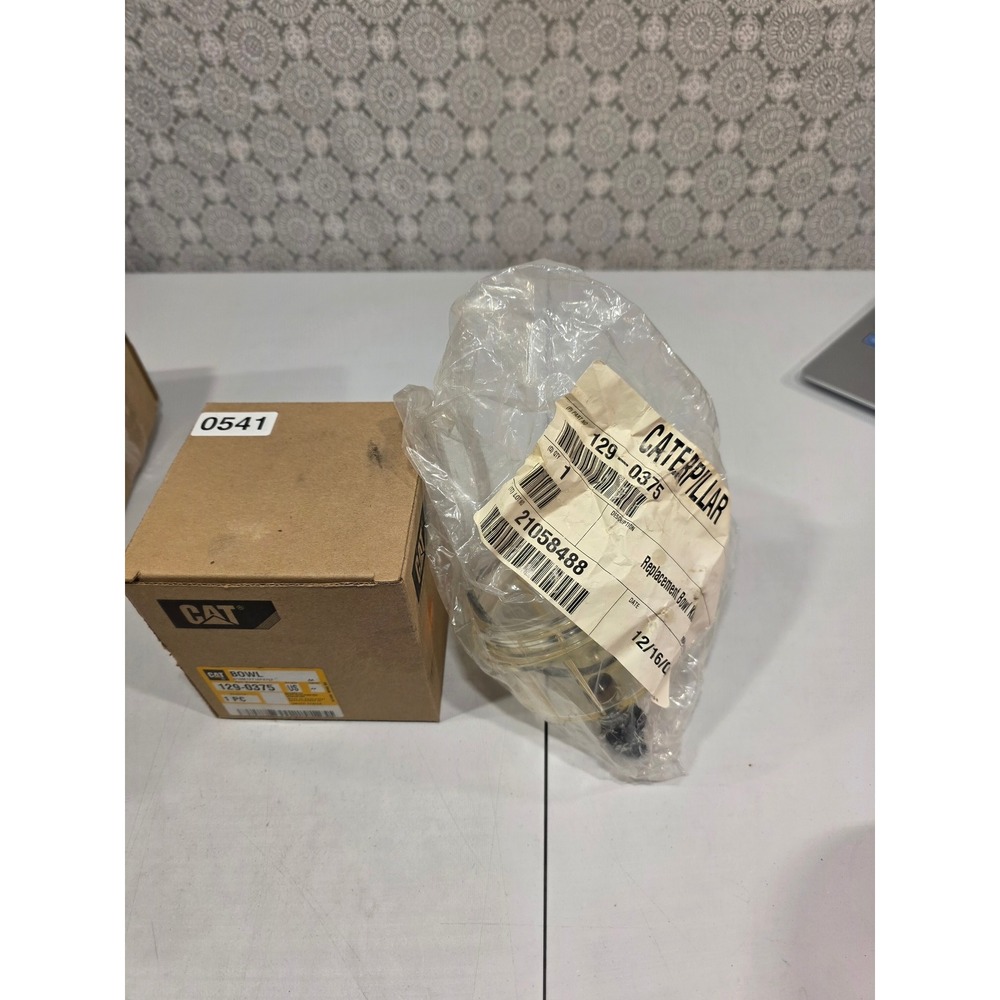 Oem Caterpillar CAT 129-0375 Bowl Replacement Kit New In Box NOS
